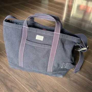 다크 네이비 토트백 캔버스