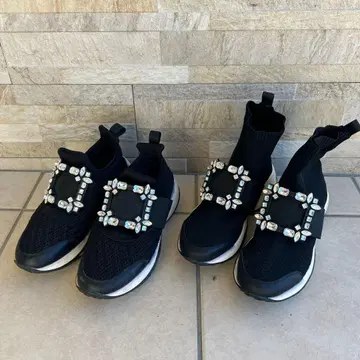 반짝이는 비쥬 스니커즈 2켤레 세트