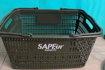 sapeur 사풀 쇼핑 바스켓 카키