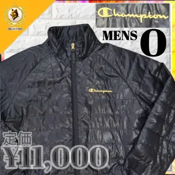 새상품급 Champion 퀼팅 자켓 O 사이즈 블랙 가을/겨울 경량