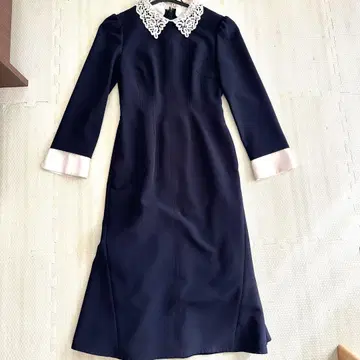 CELFORD 자수 타이트 원피스 블랙