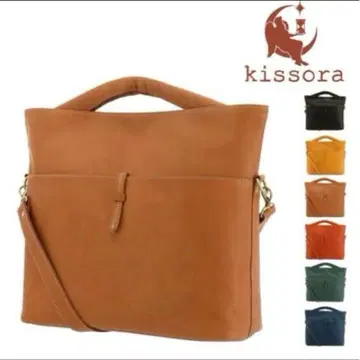새상품급 kissora 키소라 숄더백 아마레 오렌지 2way