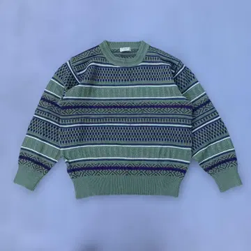 BILL ROGERS 니트 스웨터 레트로 구제 의류