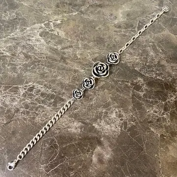 SILVER925 BRACELET CHAIN ROSE 팔찌