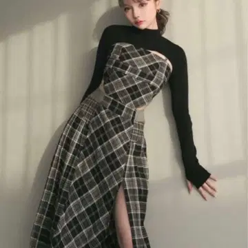 andmary belle checked dress