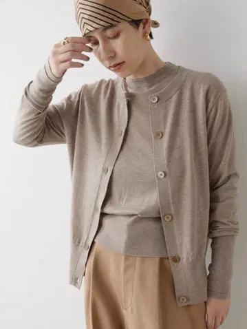 Whim Gazette 울 하이 게이지 가디건