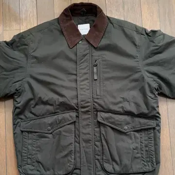 프릭스스토어 옷깃 코듀로이 절개 코튼 나일론 블루종