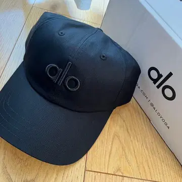 정품 미사용 새상품 alo Yoga 캡 블랙