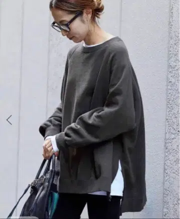 택 포함 새상품 FRAMeWORK 래글런 판초 맨투맨 프레임워크