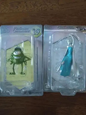 엘사와 마이크 와조우스키 플라티나 오너먼트 세트