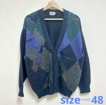 RUFFINI 남성용 가디건 모 65% 니트