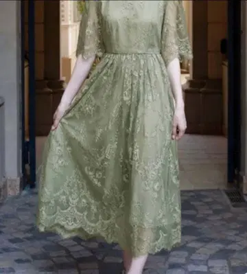 [ 택 포함 새상품 ] GIRL 걸 파티 드레스 포멀 드레스 전체 레이스