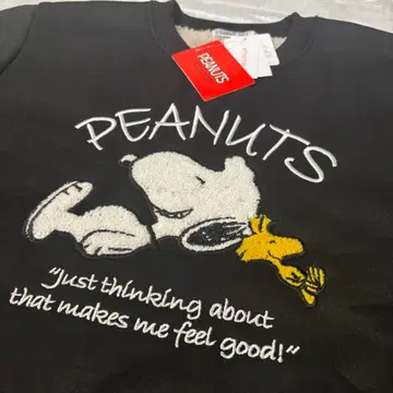 [ 미사용 새상품 ] 스누피 보아 안감 트레이닝복 L 사이즈 사가 자수