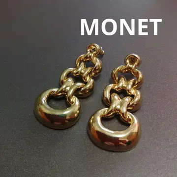 MONET 골드 체인 디자인 귀걸이