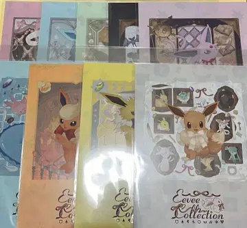 포켓몬 부스터즈 A4 클리어 파일 Eevee Collection 전 9종