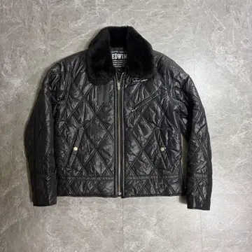 y2k 00s edwin 퀼팅 자켓 충전솜 라이더스