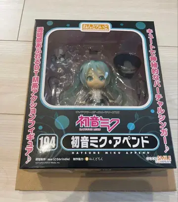 [ 미개봉 새상품 ] 넨도로이드 194 하츠네 미쿠 어펜드