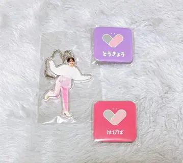 [미개봉] 곤하미 아크릴 키링 캔뱃지 세트