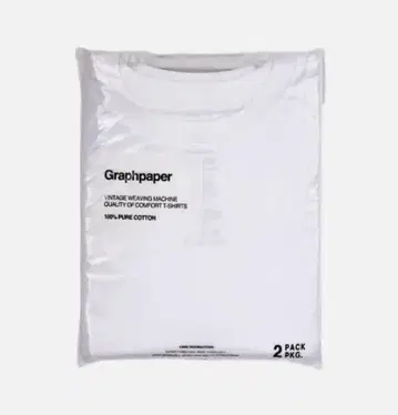Graphpaper 팩 티셔츠 2-Pack Crew Neck Tee