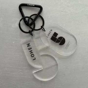 LOHEN 로헨 클리어 아크릴 키링 새상품 미사용