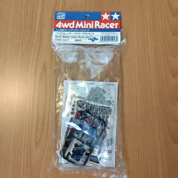타미야 4wd 미니 레이서 버크 블레이더 클리어 바디