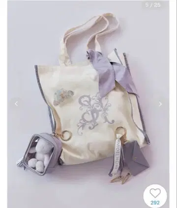 [ 미사용 ] SNIDELHOME 리본 토트