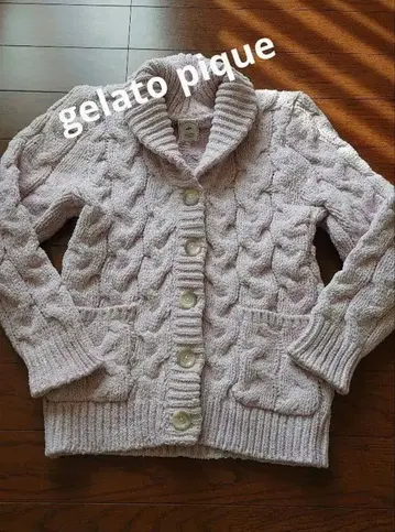 [ 새상품급 ] gelato pique 케이블 니트 가디건
