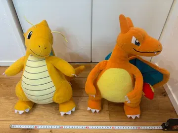 포켓몬 리자몽&카이류 세트 봉제 인형