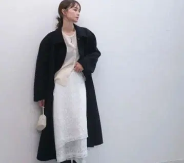 한정 가격! MARNO Helena coat 블랙 마르노