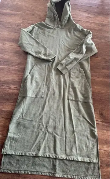 GALERIE TISSU 후드티 롱 원피스