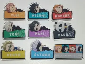 [레어] 주술회전 치비코로 아크릴 명찰 전 8종+BOX 구매 혜택