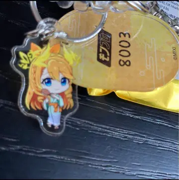 극락탕 RAKUSPA 몽플로 락커 키 모양 키링 우리엘