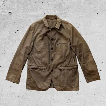 밀리터리 자켓 아메카지 블루종 어스 컬러 워크 자켓 레트로