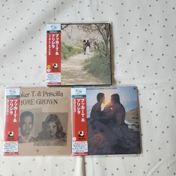 부커 T&프리실라 종이 자켓 앨범 3장 세트