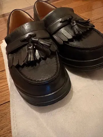 [ 컨디션 최상 ] Regal Walker 블랙 프린지 로퍼 24.0cm