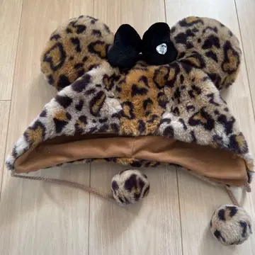 레오파드 무늬 미키 햇 도쿄 디즈니 리조트