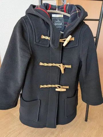 레어 Gloverall 네이비 더플 코트 글로버올 영국