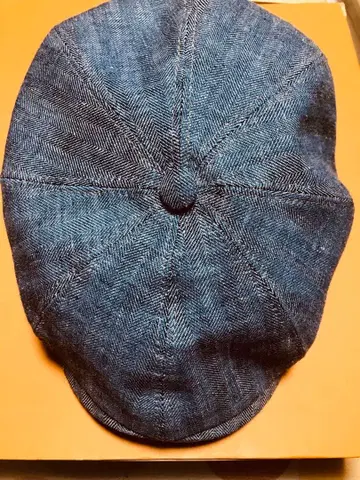 gottmann 라이트 블루 헤링본 헌팅 캡