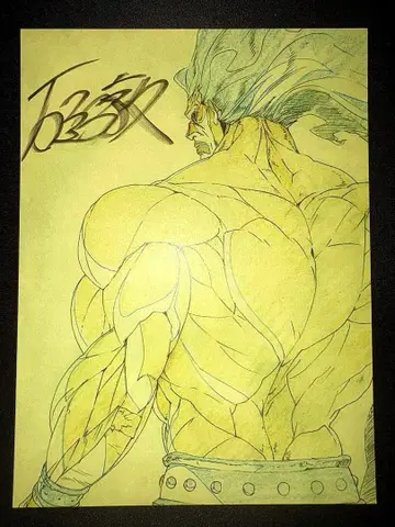 fate UBW 친필 사인 버서커 빅 엽서 이카리야 아츠시