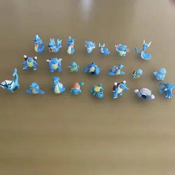 포켓몬 미니 피규어 세트 물 포켓몬 22마리