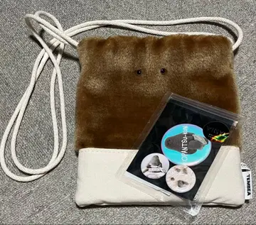 오팡츠군 복조리 파우치 & 캔 배지 세트 새상품급