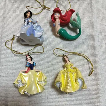 2003년 크리스마스 한정판 디즈니 프린세스 오너먼트 4세트