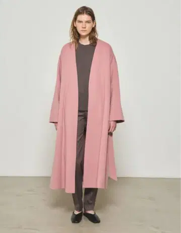 [ 미사용 ] NORC 노크 울 리버 노카라 코트