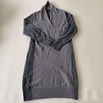 23구 니트 원피스 38 사이즈 그레이 계열
