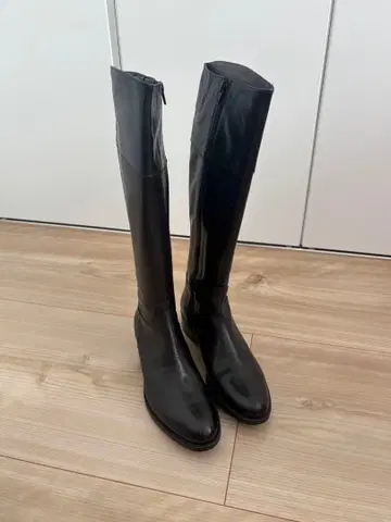 미사용 새상품 블랙 롱 부츠