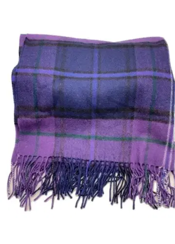 쉽스 별주 John Scott 체크 무늬 스톨