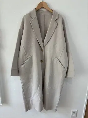 ESTNATION 에스트네이션 울 더블 페이스 롱 코트