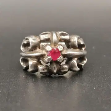 A&G 반지 루비 정품 약 16호 실버 925 silver925