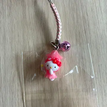 헬로키티 토야마 한정판 스트랩 방울 포함