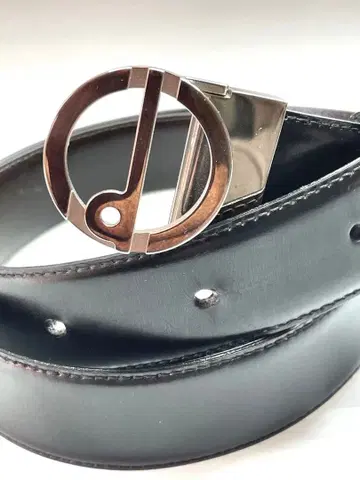 던힐 로고 버클 리버서블 가죽 벨트